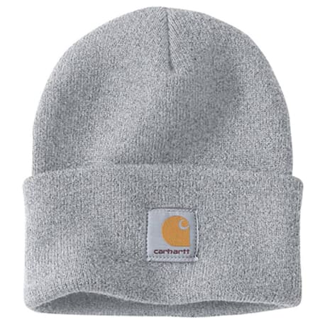 Carhartt Heather Gray Knit Cuffed Beanie