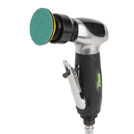 Grex Air Powered 105 Deg. Angle Random Orbital Sander Kit