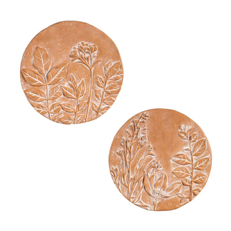 Evergreen Terracotta Floral Stepping Stone