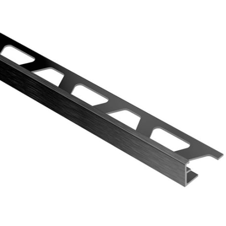 Schluter Jolly 1/2 in. L Channel Brushed Graphite (Anodized Aluminum)