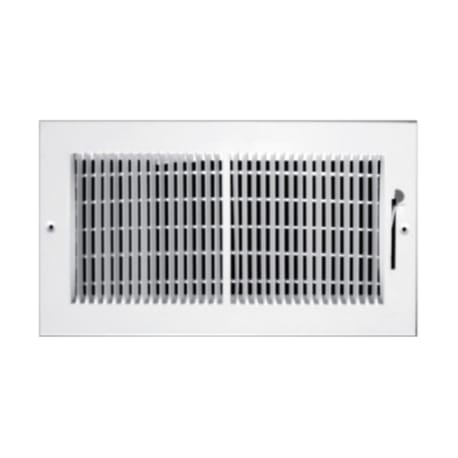 TRUaire 2-Way Ceiling and Side Wall Register 4 in. x 12 in. White