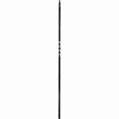 Stairtrends Iron 1/2 in. x 44 in. One Twist Tubular Baluster, Satin Black