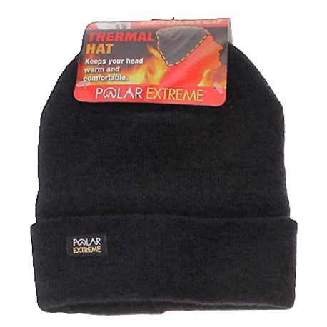 Polar Extreme Black Knit Hat