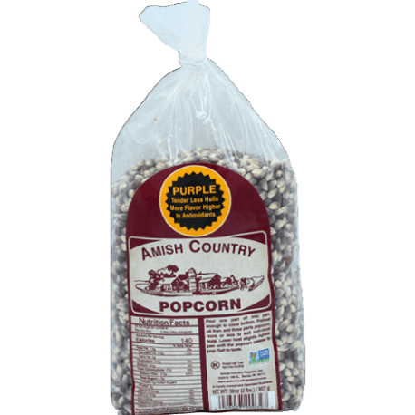 Amish Country Popcorn Purple Popcorn Bag, 2 lb.