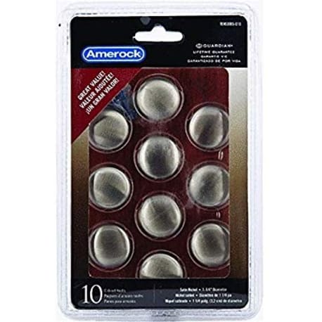 Amerock Allison Satin Nickel 1.25 in. Knobs, 10-Pack