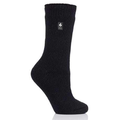 Heat Holders Women's Camellia Black Crew Socks