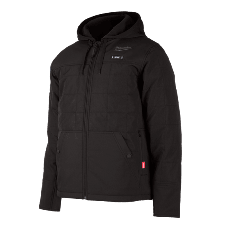 Milwaukee M12™ AXIS™ Men's Large Black Heated Hooded Jacket
