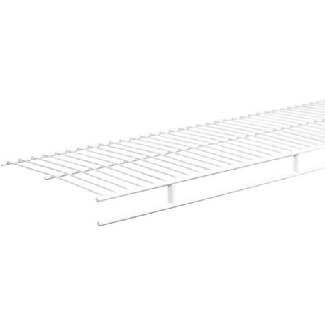 ClosetMaid 6' W. x 12" D. Ventilated Wire Shelf & Rod, White