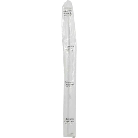 John Sterling Closet Pro Adjust. Closet Rod 48 72 in