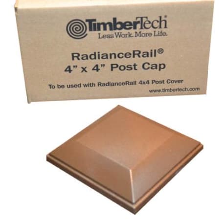 TimberTech RadianceRail Express 4 in. x 4 in. Post Cap, Kona