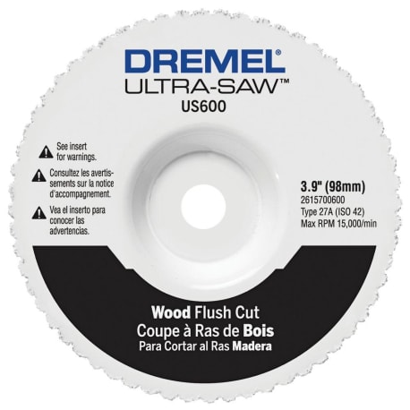 Bosch Ultra Saw Wood and Plastic Flush Cut Wheel