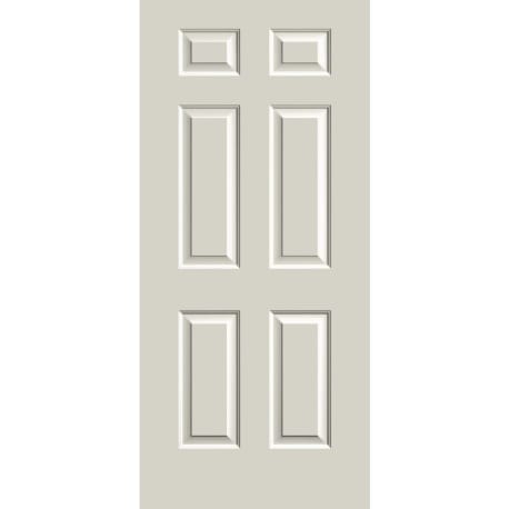 Therma-Tru Traditions 30 in. x 80 in. 6-Panel Steel Entry Door, RH