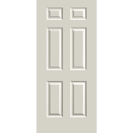 Therma-Tru Traditions 36 in. x 80 in. 6-Panel Steel Entry Door, LH