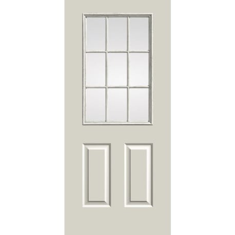 Therma-Tru Traditions 32 in. x 80 in. 9-Lite Steel Entry Door, LH