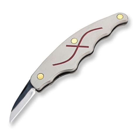 Flexcut Tri-Jack Pro Carving Knife 3 Different Style Blades, Aluminum  Handle w/ Cherry Wood Inlays - KnifeCenter - FLEXJKN95