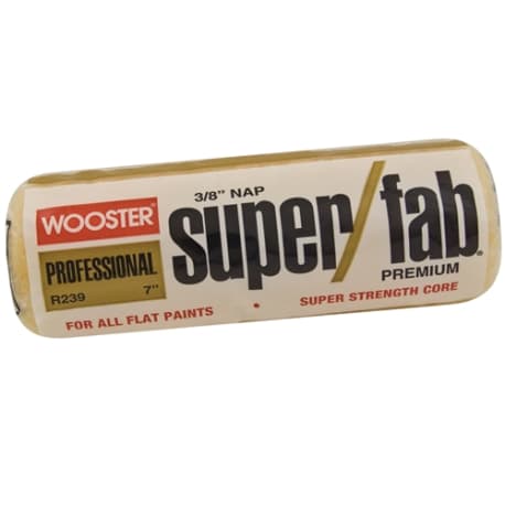 Wooster 7 in. Super/Fab Paint Roller Cover, 3/8 in. Nap