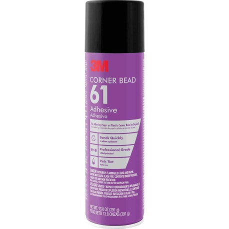 3M Aerosol Drywall Corner Bead Adhesive, 13.8 oz.