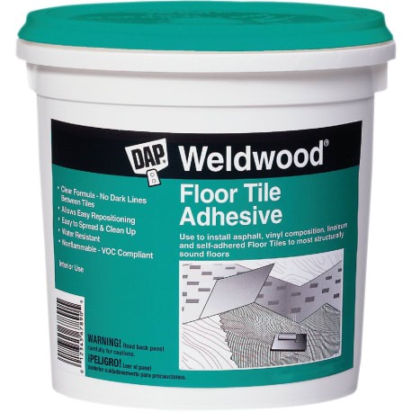 DAP Weldwood Floor Tile Adhesive, 1 qt.