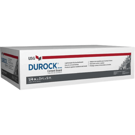 Durock 1/4 In. x 3 x 5 Ft. Interior Cement Board