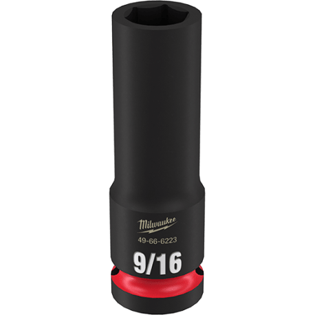 Milwaukee SHOCKWAVE™ Impact Duty™ 1/2" Drive 9/16" Deep 6 Point Socket