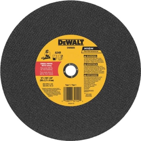 DEWALT 10 in. High Performance General Purpose Cutting Wheel