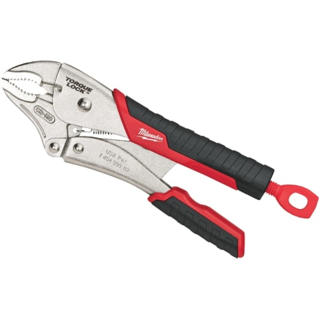 Milwaukee TORQUE LOCK™ 10" Curved Jaw Locking Pliers w/ Grip