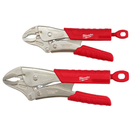 Milwaukee TORQUE LOCK™ 2-PC Curved Jaw Locking Pliers Set w/ Grips