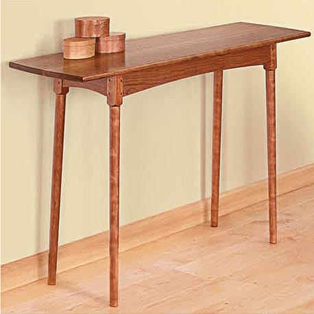 Fine Woodworking Shaker Hall Table Plan