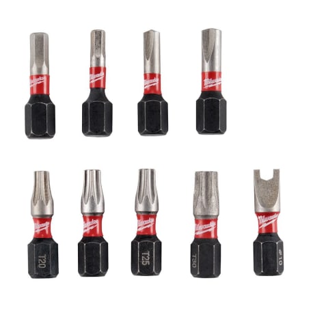 Milwaukee SHOCKWAVE™ 9-PC 1" Security Impact Bits