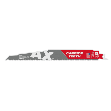 Milwaukee SAWZALL® The AX™ 9" 5-TPI Carbide Blade