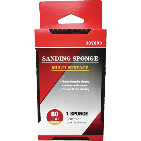 Multi Surface 80 Grit Medium Sanding Sponge