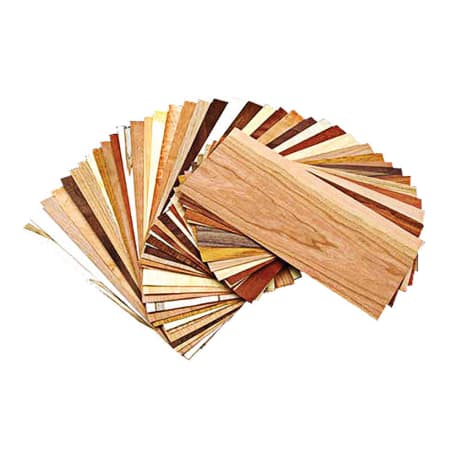 Sauers & Co. Mixed Variety Domestic & Exotic Veneers Pack, 20 sq. ft.