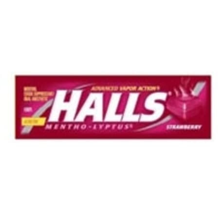 HALLS Cherry Flavor Cough Drops, 9 Pack