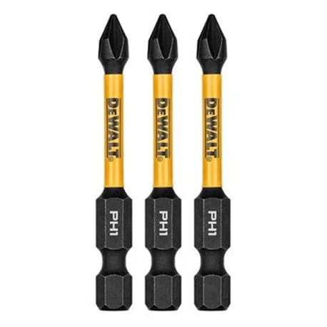 DEWALT 2.25 in. Flextorq Phillips #1, 3-Pack