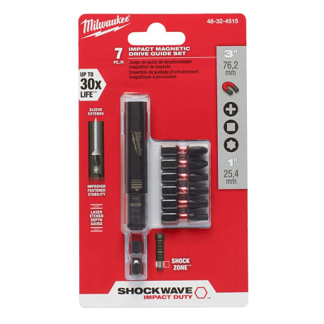 Milwaukee SHOCKWAVE™ 7-PC  Impact Magnetic Drive Guide Set