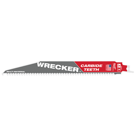 Milwaukee The Wrecker™ SAWZALL® 6" Blade w/ Carbide Teeth