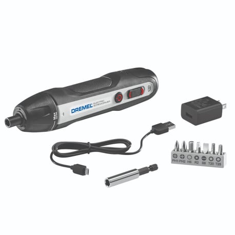 Dremel 4V USB Rechargeable Cordless Screwdriver Kit