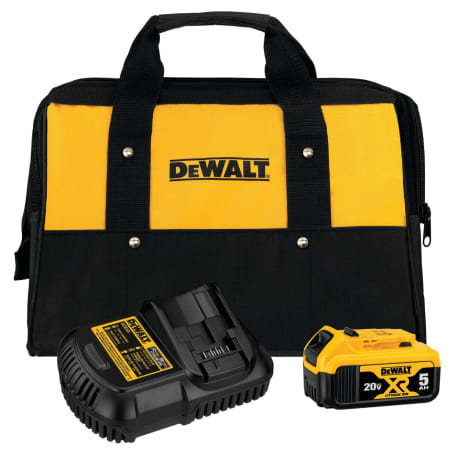 DEWALT 20V MAX* 5.0 Ah Battery & Charger Kit with Bag