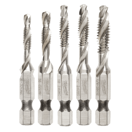 Milwaukee  SHOCKWAVE™ 5-Pc Impact Drill and Tap Bit Set