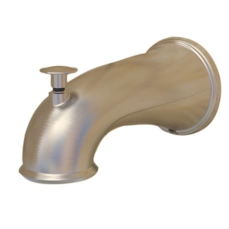 Danco 6" Decorative Tub Spout with Diverter in Brushed Nickel
