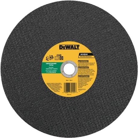 DEWALT 14 x 1 in. Type 1 HP High Speed Masonry Cutting Wheel