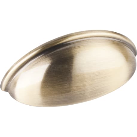 Hardware Resources Elements Florence Cup Pull 3 In. CC, Brushed Antique Brass