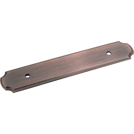 Hardware Resources J.A. 96mm Pull Backplate, Brushed Oil Rubbed Bronze