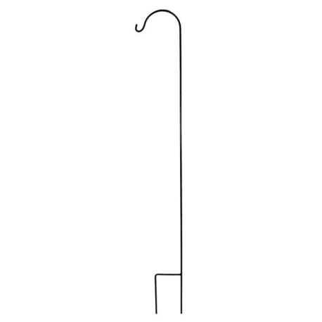 Border Concepts Black Tall Single Crane Hook, 7 ft. 4 in.