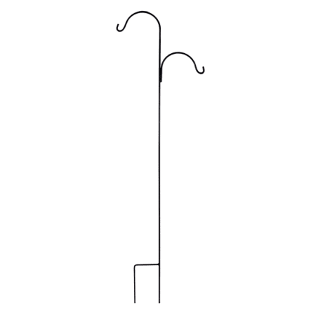 Border Concepts Black Double Crane Off Set Round Hook, 7 ft. 4 in.