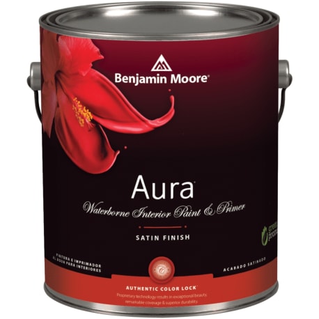 Benjamin Moore Aura 2X Satin Tintable Interior Paint & Primer, 1 Quart