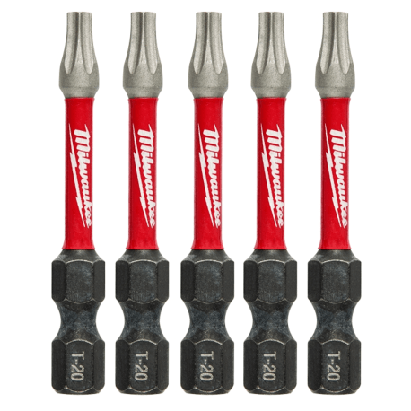 Milwaukee SHOCKWAVE™ 2" INSERT BIT TORX® T20, 5PK