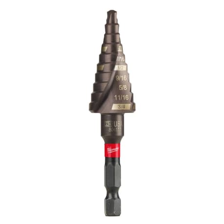 Milwaukee SHOCKWAVE™ Impact Duty™ 3/16" - 3/4" Step Drill Bit