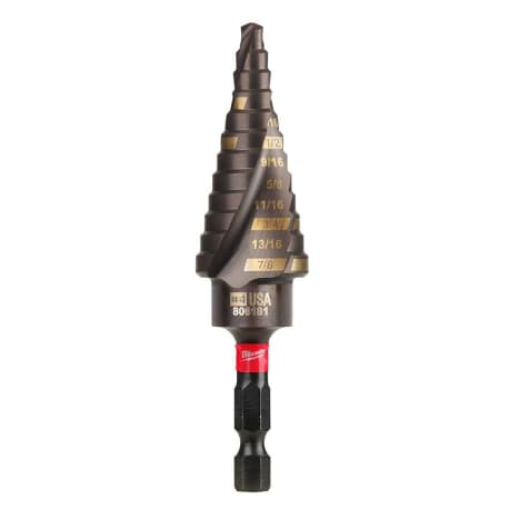 Milwaukee SHOCKWAVE™ Impact Duty™ 3/16" - 7/8" Step Drill Bit