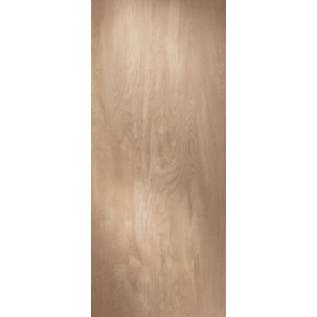 32 in. x 80 in. Flush Birch Hollow Core Pre-Hung Interior Door, RH